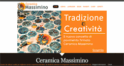 Desktop Screenshot of ceramicamassimino.com